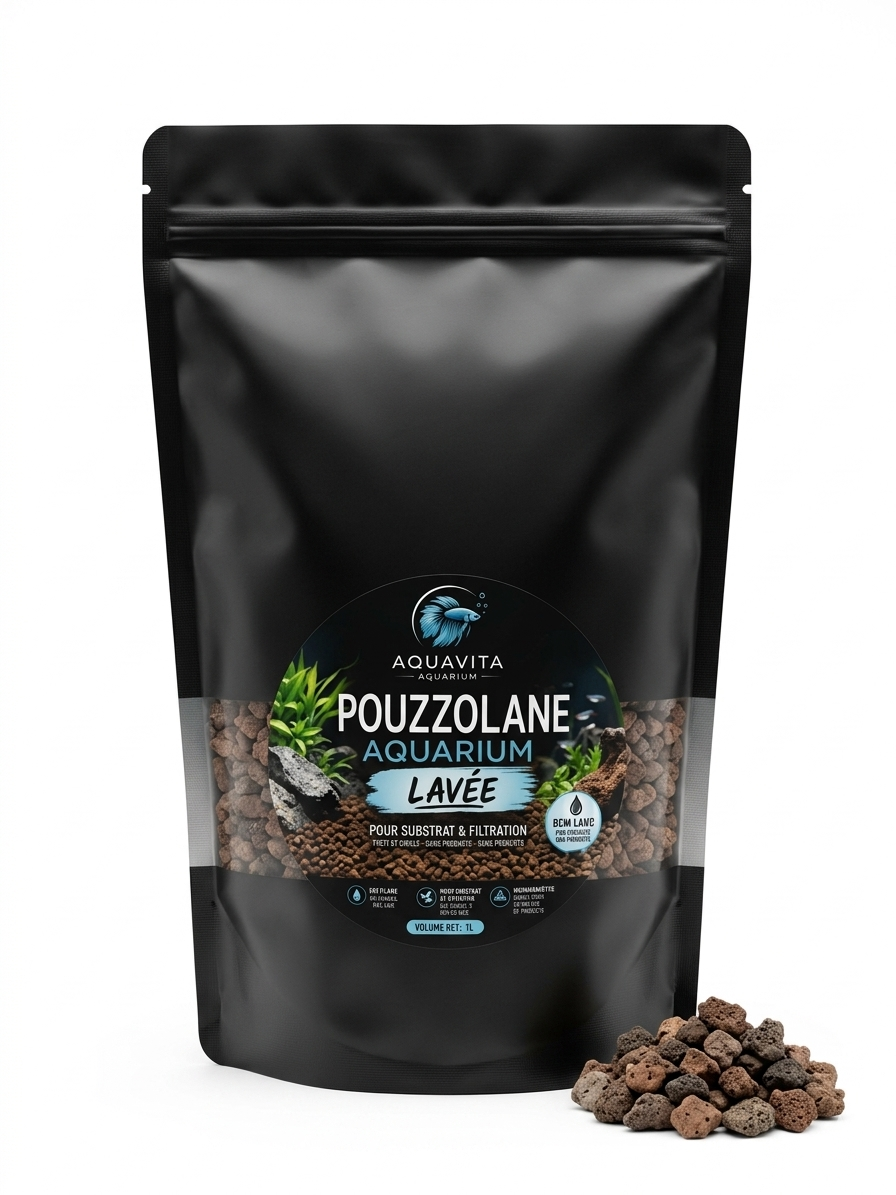 Pouzzolane pré-lavée-filtration aquarium et substrat